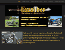 Tablet Screenshot of excaliberpolishing.com